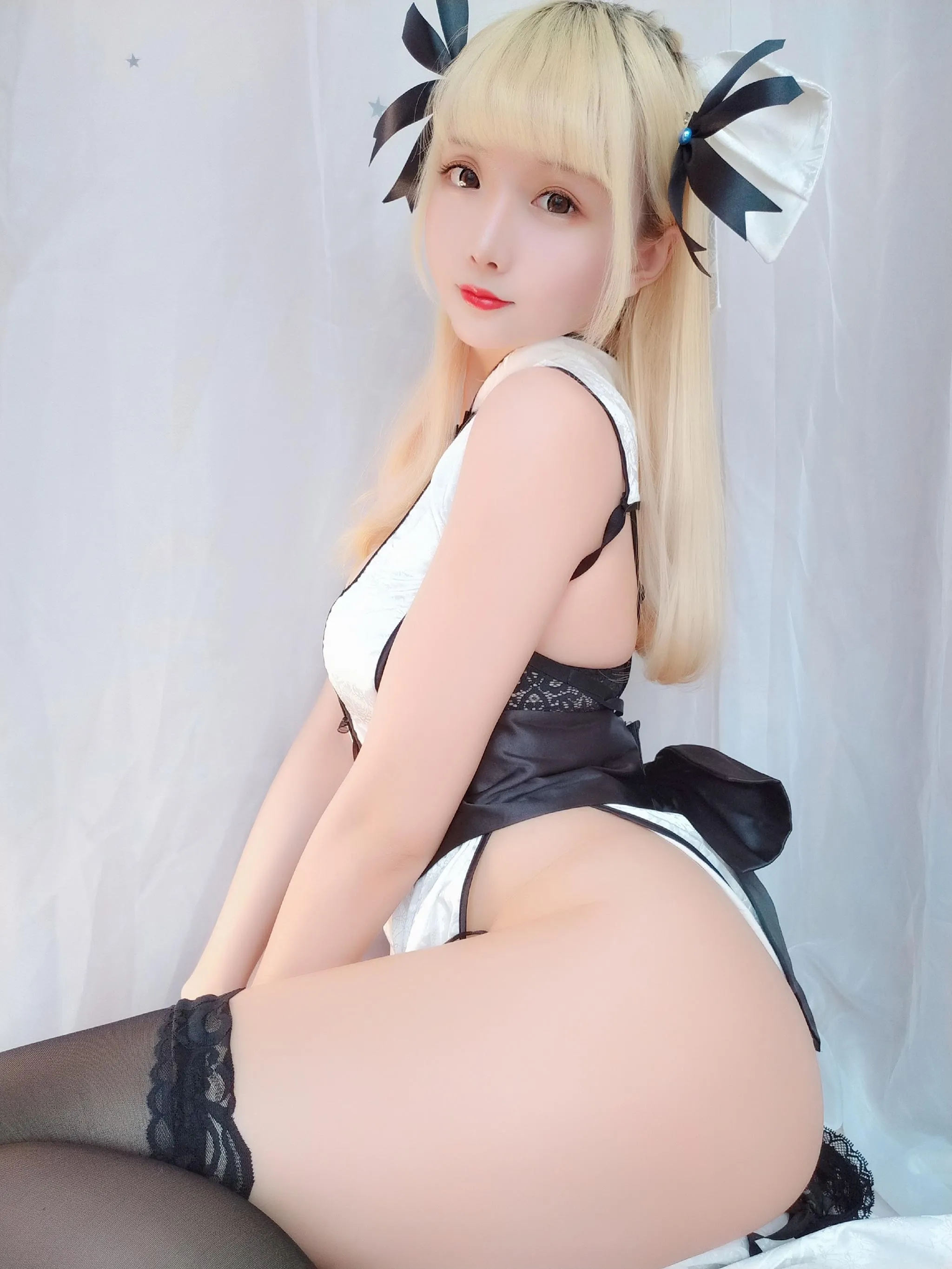 星之迟迟 – VOL.10 优雅旗袍包-高开叉旗袍（62P） [62P]插图9